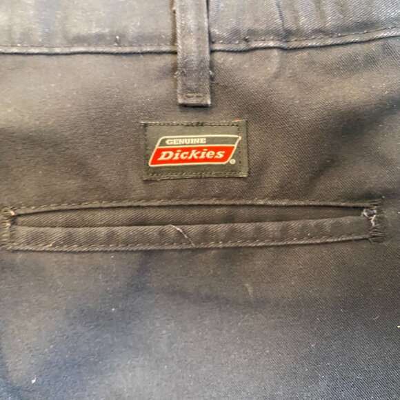 Dickies Black Work Pants Mens 34x26 Cotton/Polyester Durable Comfortable - Picture 11 of 13
